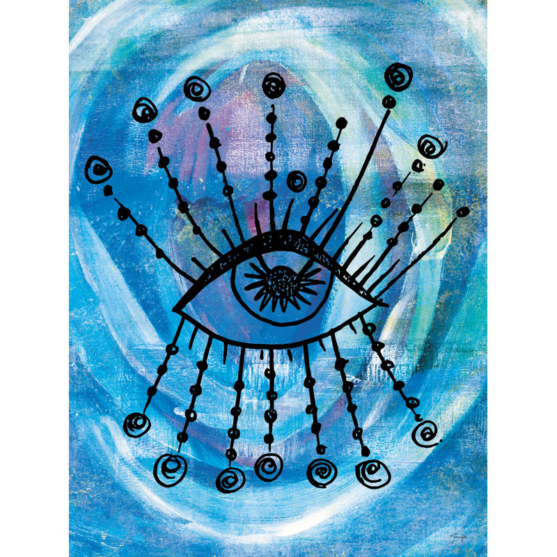 «Whirlwind Eye On Canvas» par Yass Naffas Designs, reproduction, H 12 po x l 8 po