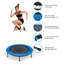 UpperBounce 36" Mini Fitness Exercise Trampoline Rebounder Trampette, 2-Way Foldable with Carry-on Bag