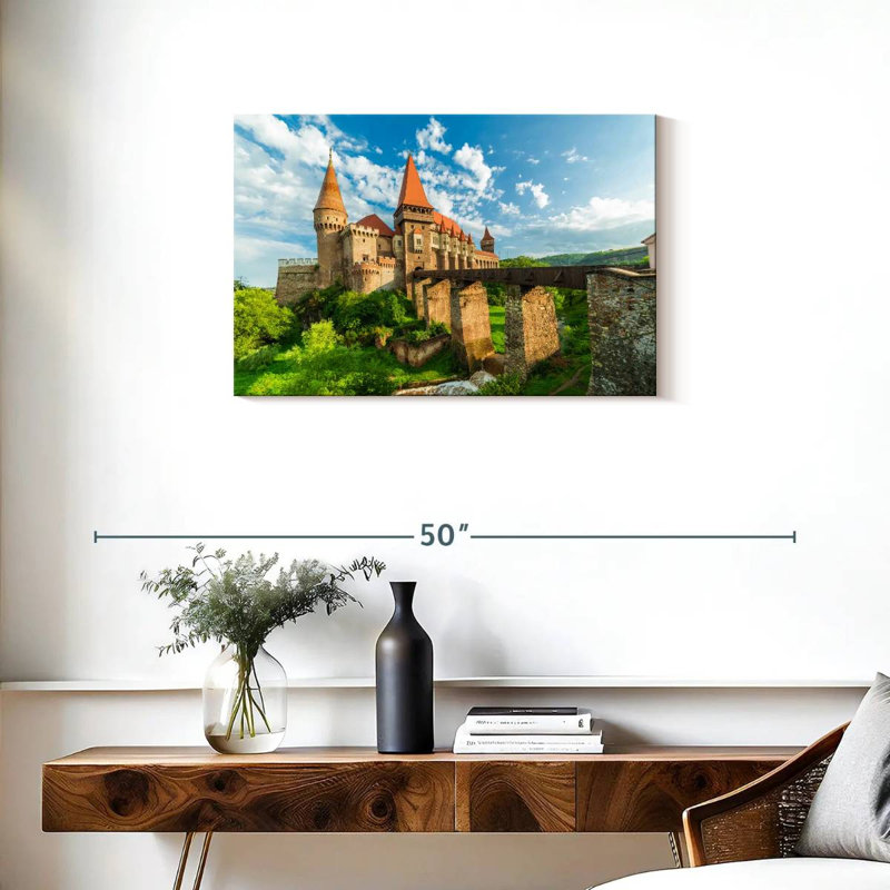 Château de Corvin en Roumanie, H 20 po x l 30 po
