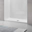 Base de bac de douche à seuil simple l 60 po x 34 po avec ensemble de drain central et couvercle de drain inclus, conception antidérapante
