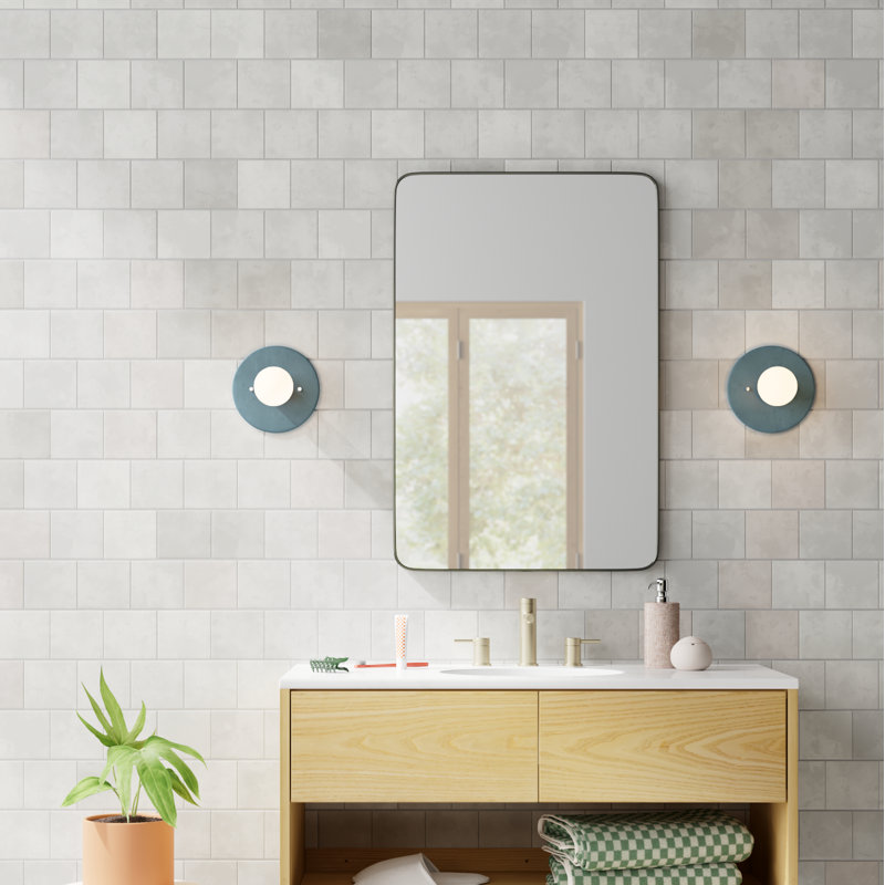 Ceramic Flush Mounted Sconce, Midnight Sky
