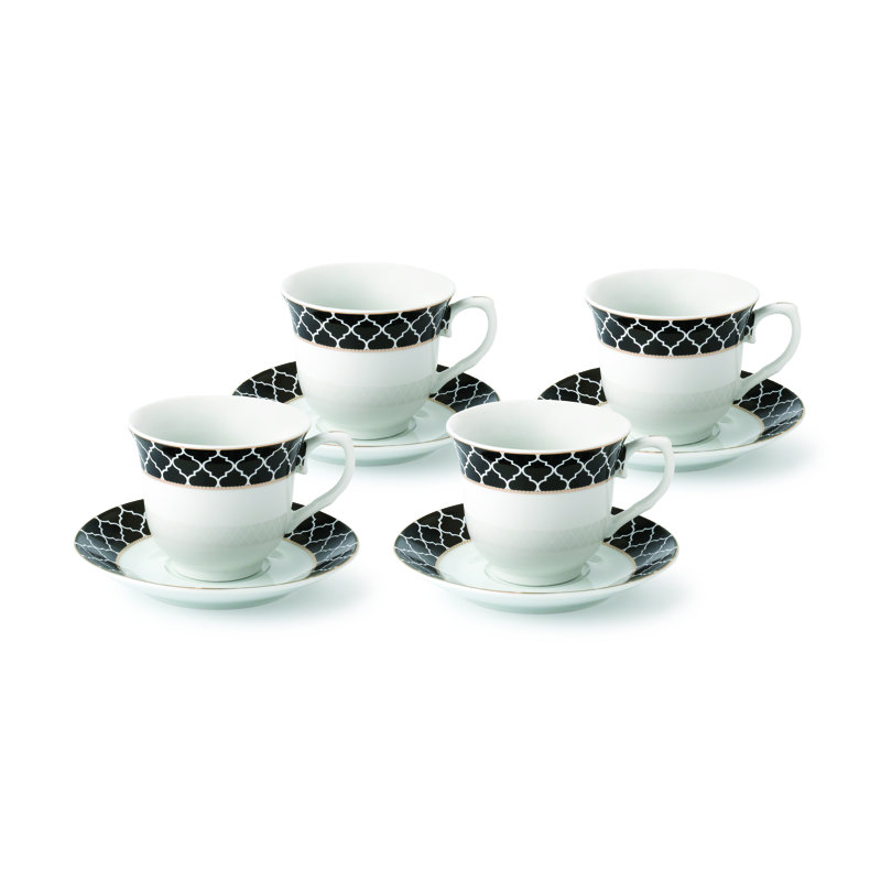 Porcelain Teacup and Saucer