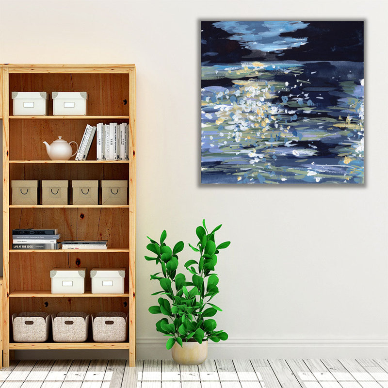 «Calming Night I», reproduction d'art sur toile, H 12 po x l 12 po