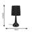 Riorita Pair of Chrome Touch Table Lamps with Fabric Shade and LED Bulbs-934045537-934045543-934045549