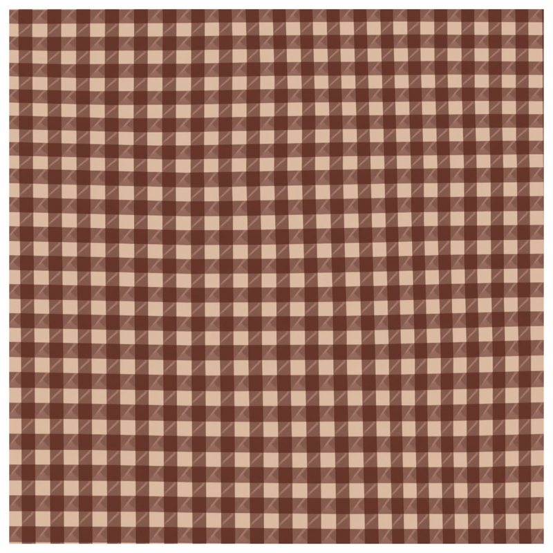 Brown Beige Checkered Double Sided Throw Pillows, 18 x 18 inches