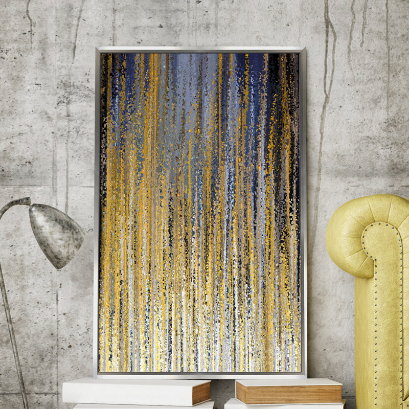 Majesté dans les cieux. Hébreux 8 1 - reproduction sur toile, H 33,5 po x l 21,5 po x P 2 po, Cadre flottant gris