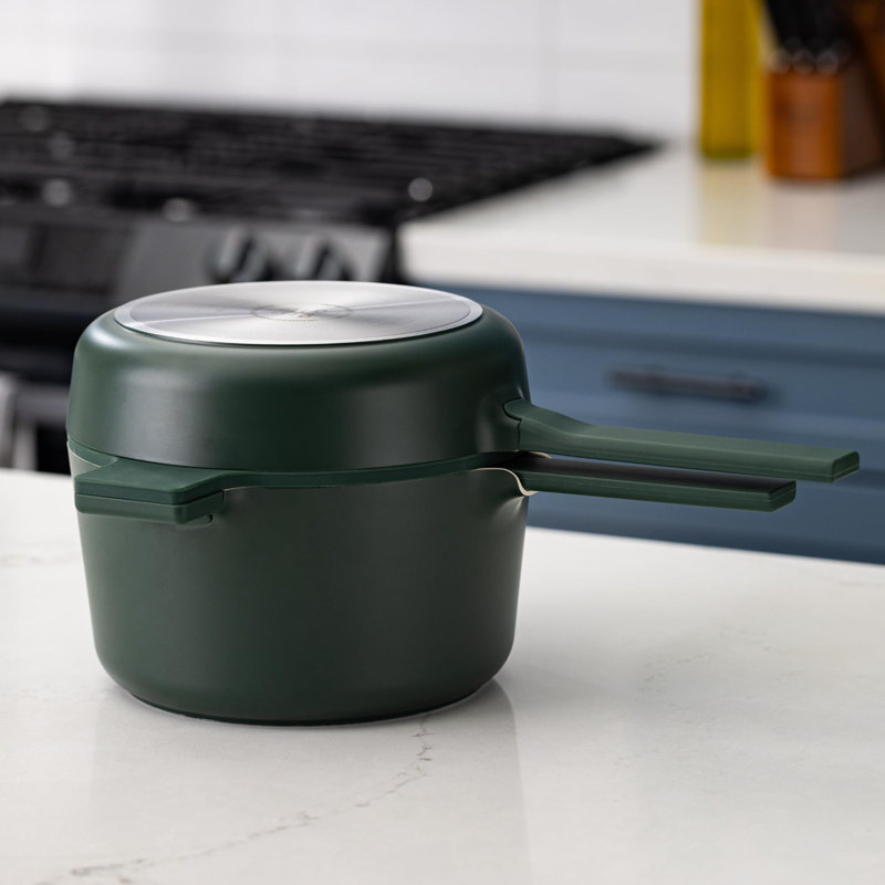 Alva 5-in-1 Green Ceramic Nonstick Cookware Set