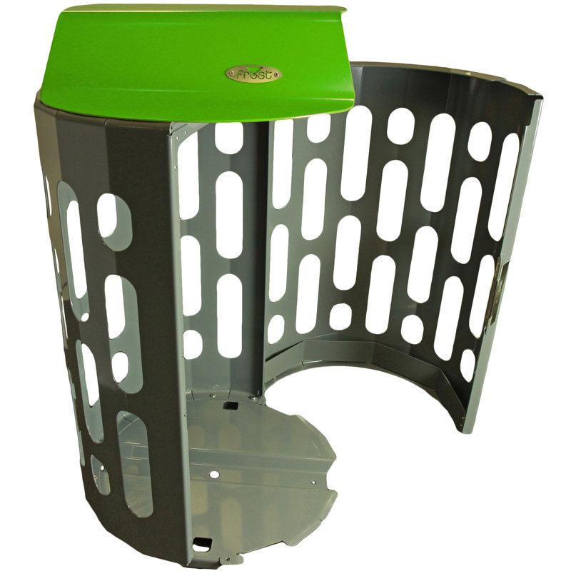 Poubelle 42 gallons, Vert