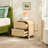 Modern Curved 2 Drawer Nightstand, Set Of 2-909719084