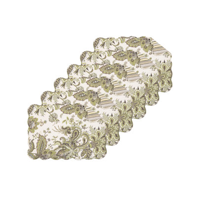 Amaya Reversible Quilted Placemats Set of 6
