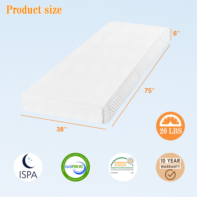 Amini 6'' Medium Mattress