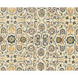 High-Quality Hand-Knotted Ivory Area Rug