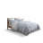 Premium 3-Piece King Bedding Sets, Blue Cotton Jacquard, Modern Home