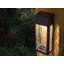 Black Powder Coated Aluminum Solar Powered Integrated LED Metal Deck Light