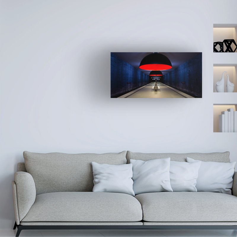 Œuvre sur toile, «Colombie» par Marc Pelissier, H 12 po x l 24 po