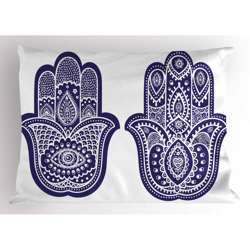 Taie décorative hamsa, Simple