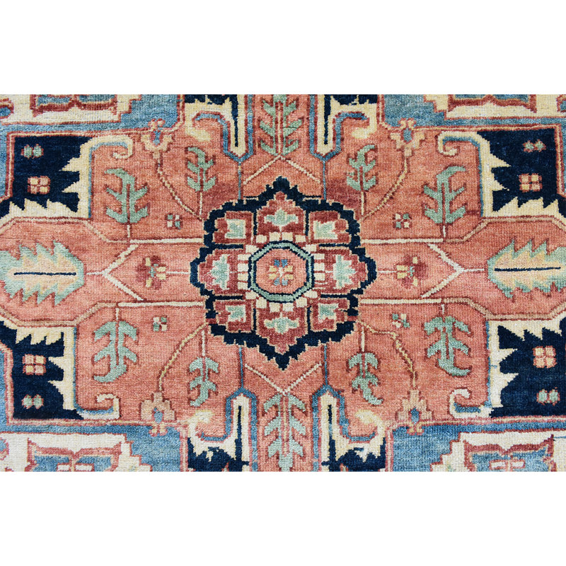 Hand Knotted Wool Oriental Area Rug, Rectangle 10' x 14'