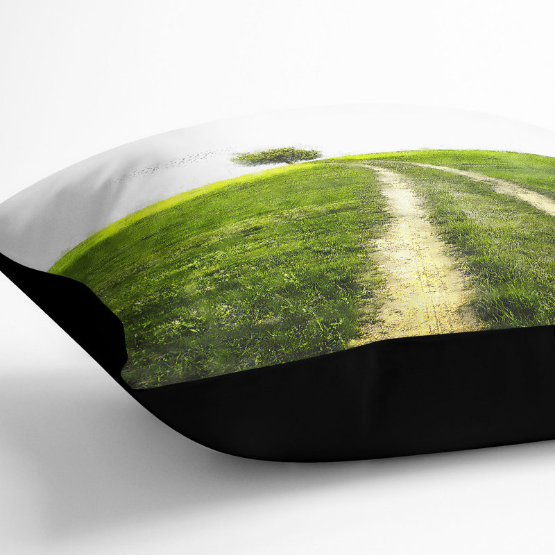 Square Cushion, Black, 40cm H x 40cm W x 15cm D
