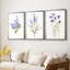 Lilas botanique délicat - Toile tendue avec châssis sur mesure - 3 pièces-586381240-586381241