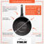 Bella Cucina Non-Stick Aluminum Wok with Lid