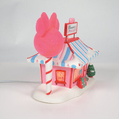 Disney Village Minnies Cotton Candy Shop 7.6in H