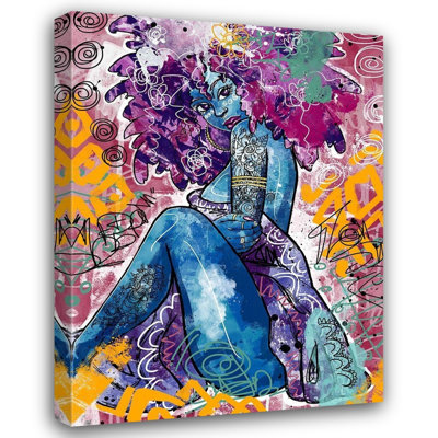 ArtDirect Copeland, Justin Gallery Wrapped Canvas Art Titled: Lfe