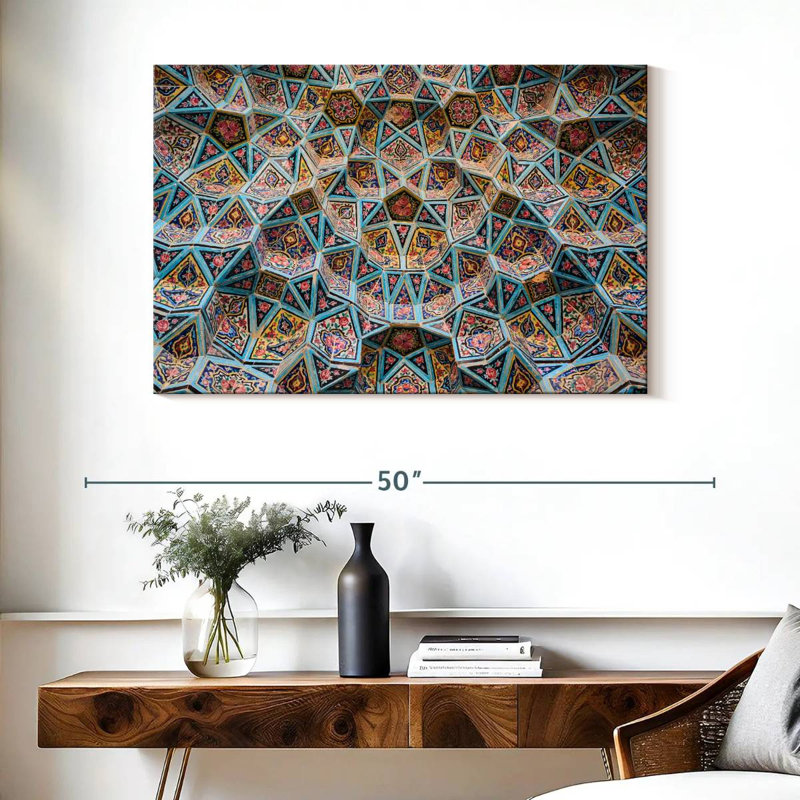 Plafond Lilie Nasir Al Molk, H 26 po x l 39 po