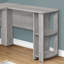 Bureau d'ordinateur, bureau personnel, coin, tablettes de rangement, L 48 po, forme en L, travail, ordinateur portable, stratifié, contemporain, moderne-835151359