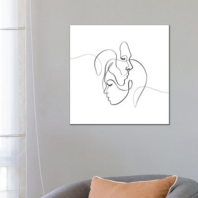 Closer 1 Piece Wrapped Canvas Wall Art