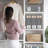 Sturdy Foldable Storage Box With Window And Label, 4 Pieces, Grey