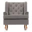 Chaise berçante capitonnée en tissu-63161931