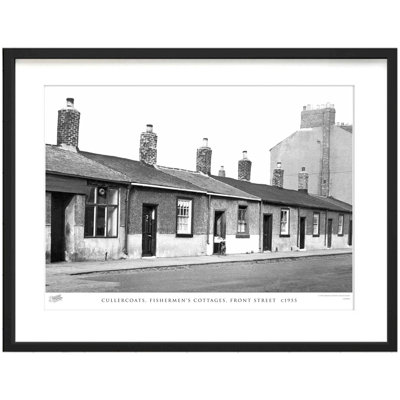 Cullercoats, Fishermen's Cottages, Front Street C1955 by Francis Frith - Single Picture Frame Print