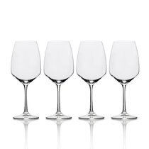 Mikasa Elegance Elegant Rose Wine Glasses Set of 8 8.75 tall No
