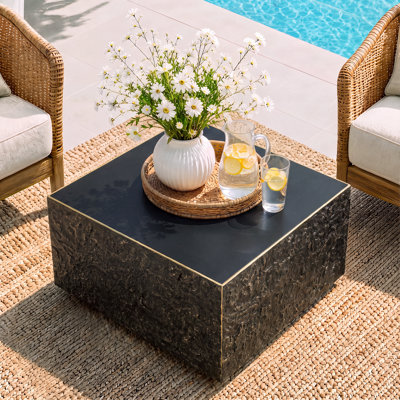 28''Outdoor Square Magnesium Oxide Coffee Table