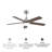 Whisperbloom Blade Span 42 In. Indoor Ceiling Fan With LED Light Bulbs And Remote Control-1634873376-1634873377