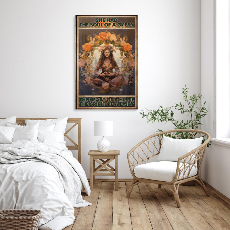 «She Had The Soul Of A Gypsy», impression sur toile, H 36 po x l 24 po x P 1,25 po