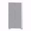 Armoire à chaussures, 50 po, tablettes réglables, avec 4 portes miroir - 50 po de rangement pour le hall d'entrée, avec trous de ventilation, peut contenir 24 à 32 paires (taille 15)