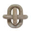 Sculpture chaîne en marbre 6 x 6 x 6 po, crème-125944235