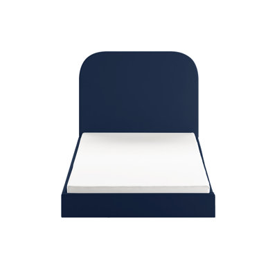 Plum Upholstered Ottoman Storage Bed