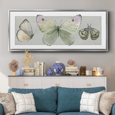 Pretty Insects II- Framed Canvas