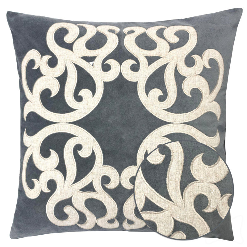 Coussin Vintage, Gris