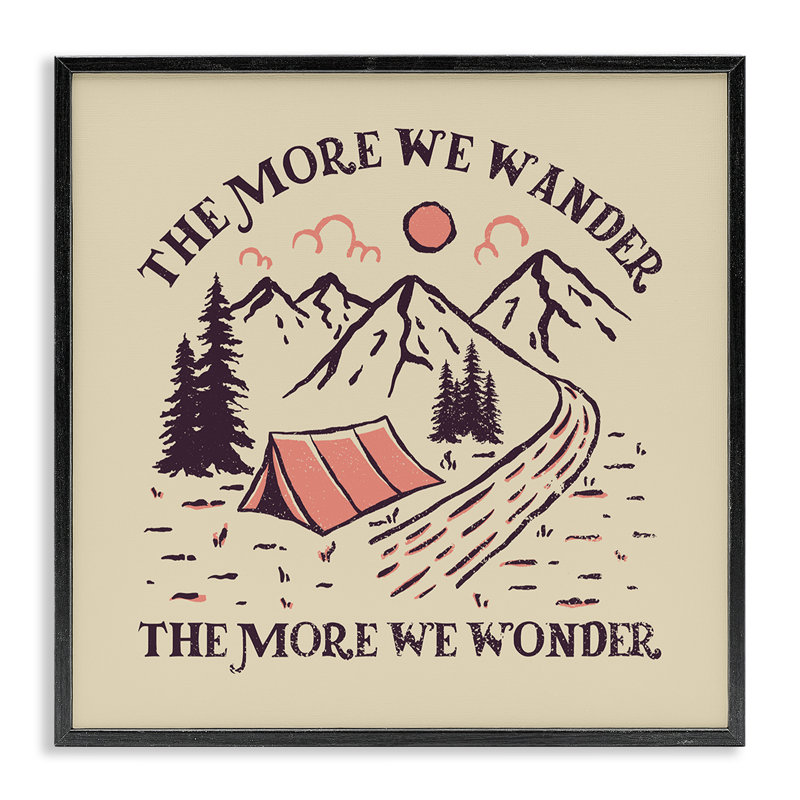 Art de la giclée Wander & Wonder, H 24 po x l 24 po, Giclée encadrée noir minuit