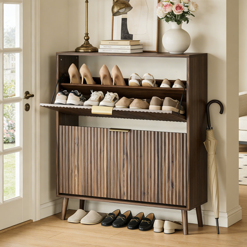 Armoire de rangement pour chaussures 16 paires