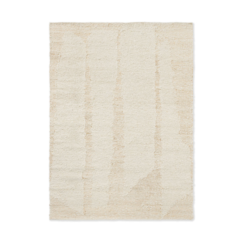 Craft Area Rug in Wool White, Rectangle 8'2" x 11'6"