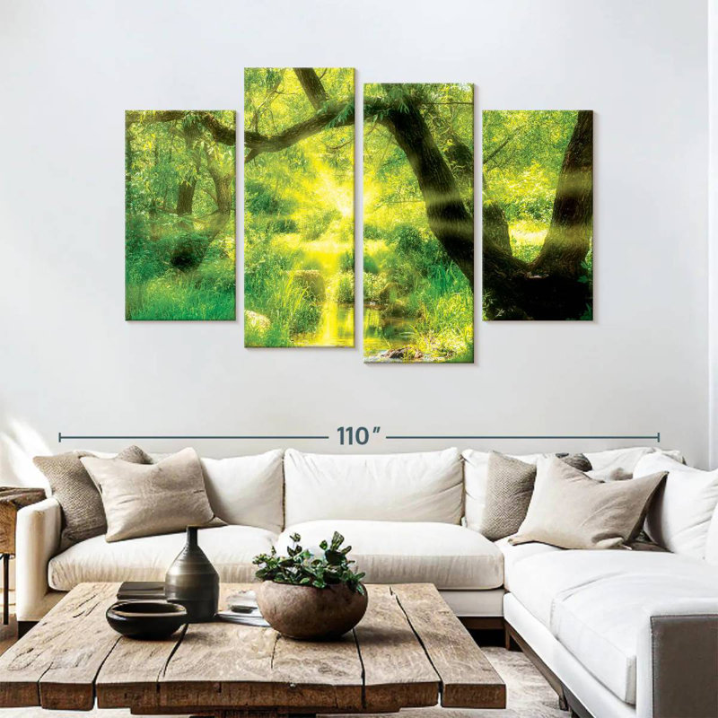 Kerrick Forest Sunburst, H 54 po x l 84 po