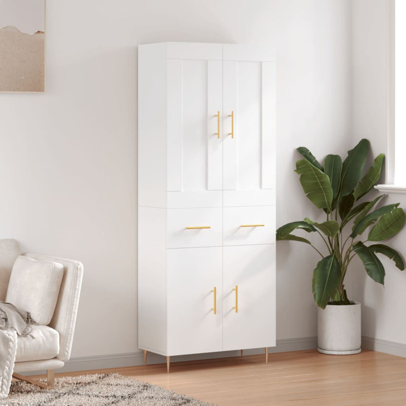 Plagido 69.5cm Sideboard, White