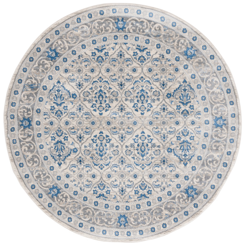 Ahsan Performance Oriental Rug, Round 6'7"