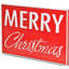 Plaque « Merry Christmas »