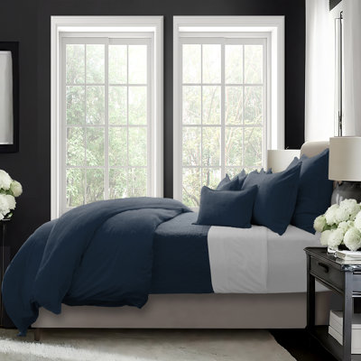 Elsie Linen Look Comforter 8 Piece Designer Set