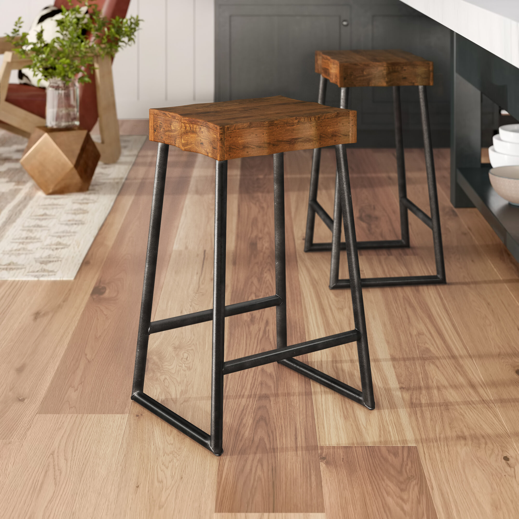 Modern rustic deals bar stools